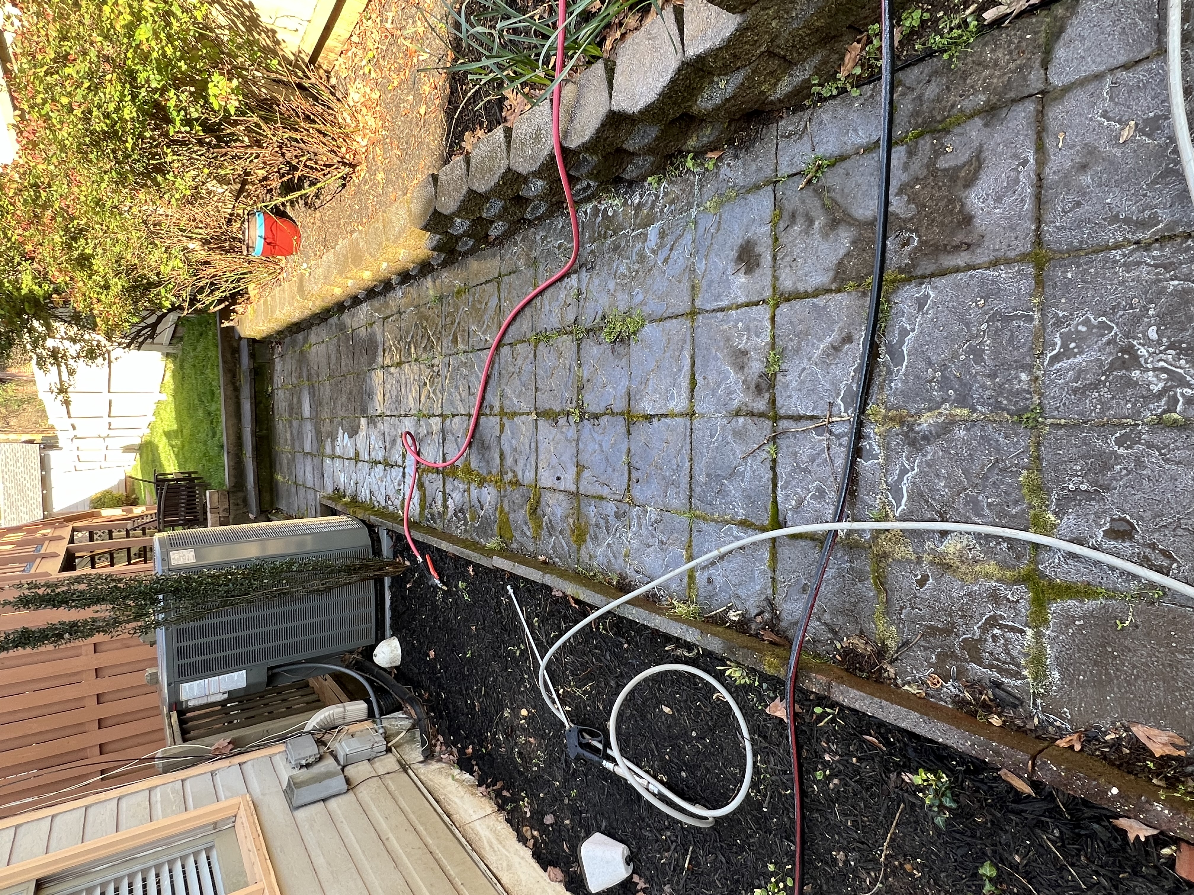Patio washing in Roanoke VA